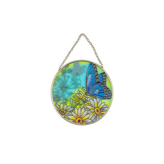 Bridgeton Hall Hanging Ornament, 4.5 inches, Blue Butterfly