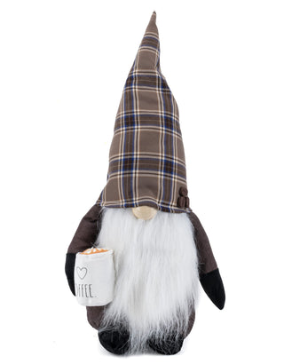 Rae Dunn Kitchen Gnome - Home Decor Decorations - Scandinavian/Swedish/Nordic Tomte Nisse Plush Figurine - 19" Elf with Beard Ornament for Shelf, Table, Desk Décor