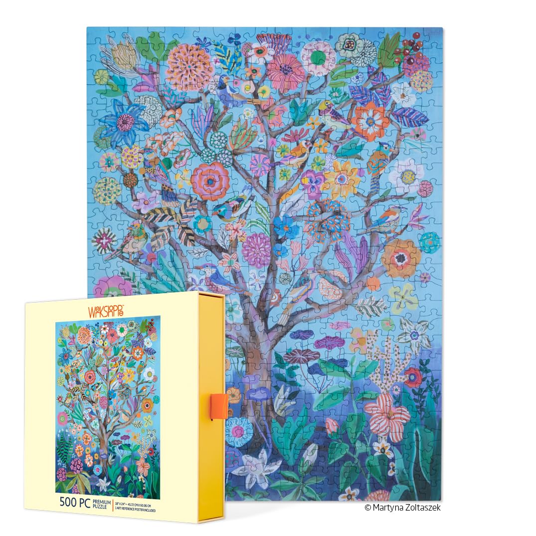WerkShoppe Puzzles, 24" W x 18" H, Multicolor