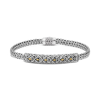 DEVATA Bracelet, L/8.0 Inches, Dragon Skin 3195/Dragon Bone Chain