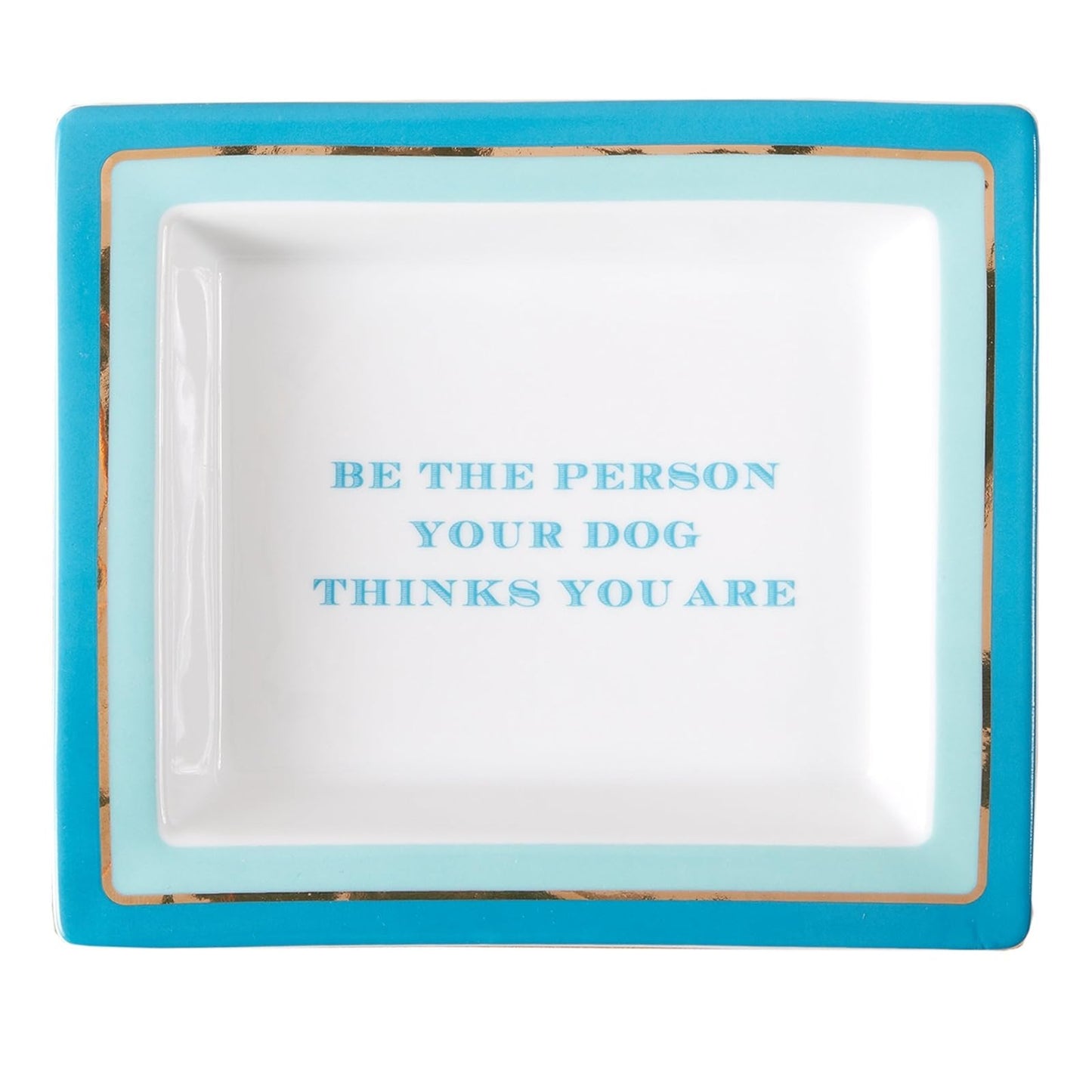 Two's Company Wise Sayings Desk Tray, Dog
