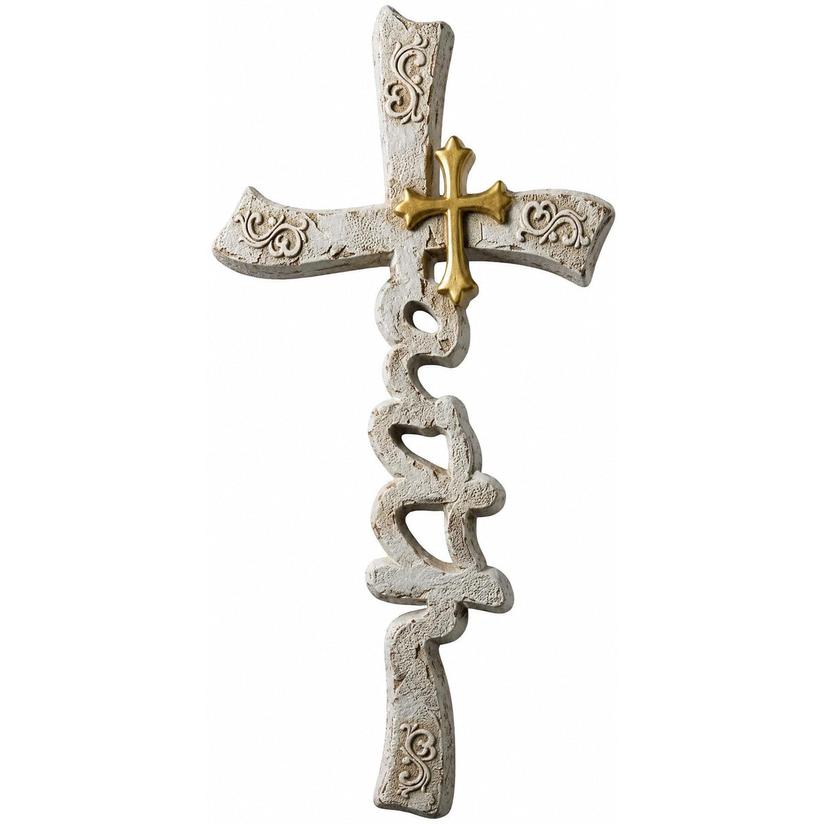Comfy Hour Wall Art, 7.1"L x 0.7"W, Stone Gray And Gold