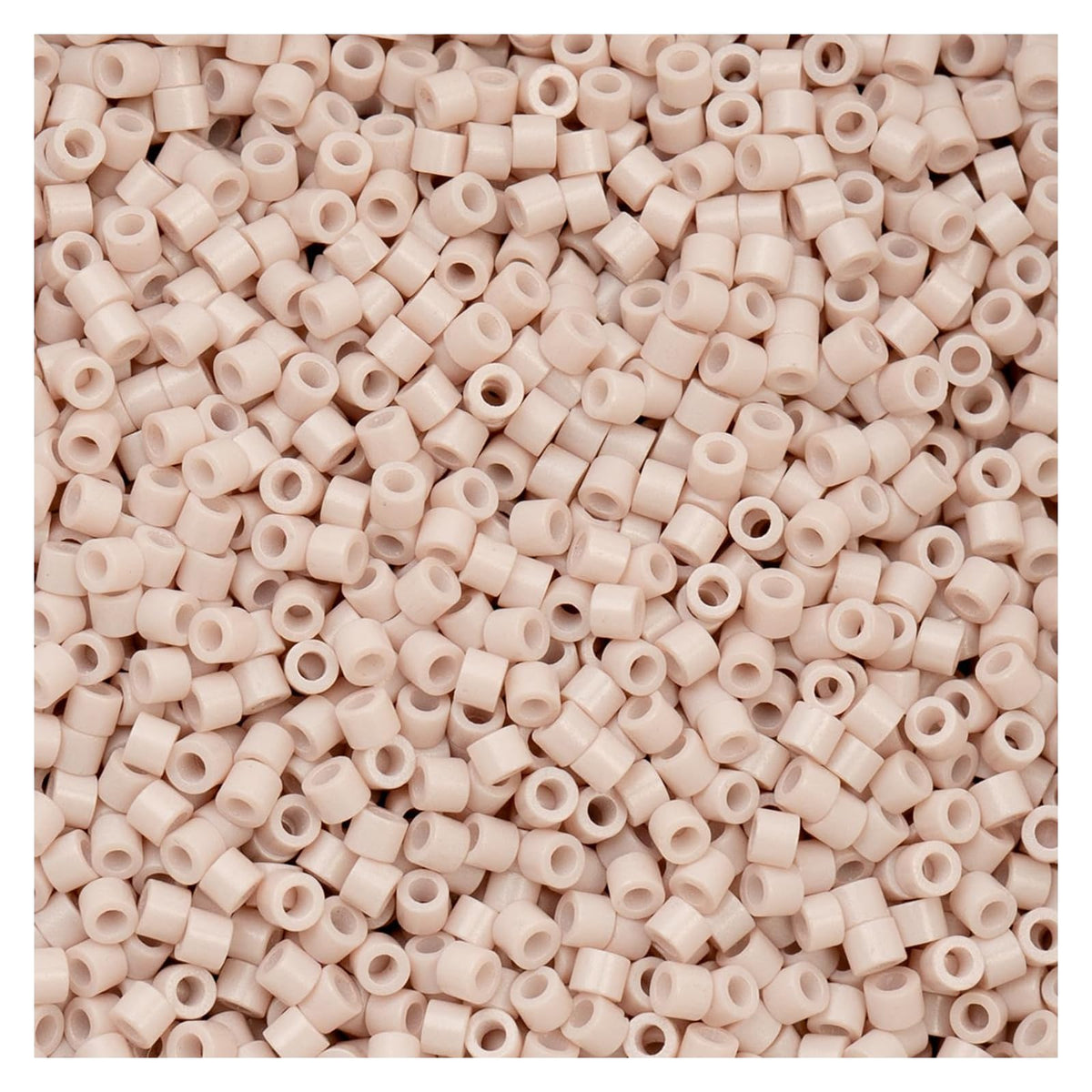 John Bead Craft Bead, Size 11, Pale Rose