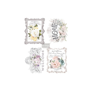 PRIMA MARKETING INC Iron On Transfer Design, Floral Home, mixed