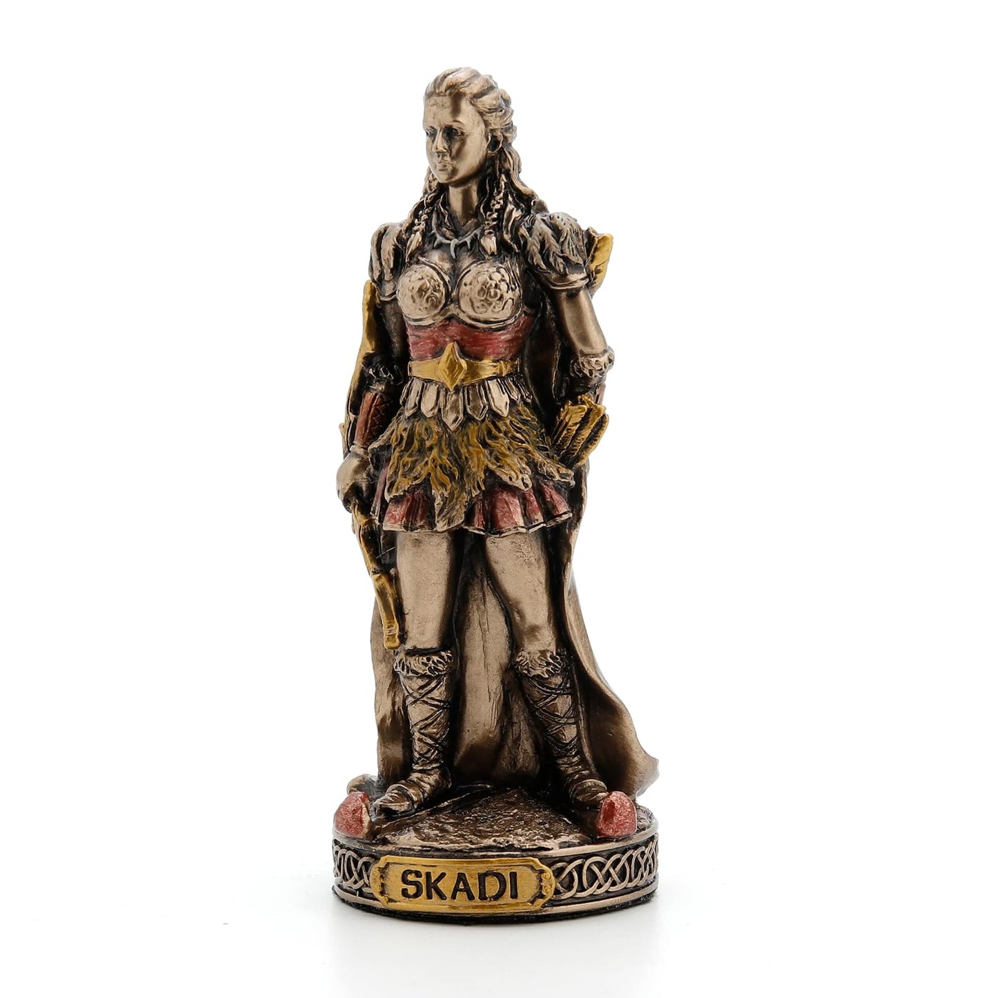 Unicorn Studio Veronese Design Norse Gods Miniature Figurine (Skadi, Bronze)