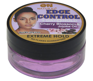 R&R Corp. On Natural Edge Control Extreme Hold-Cherry Blossom and Jojoba Oil 1oz (1 oz)