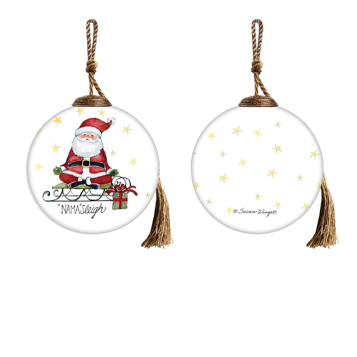 Inner Beauty Gifts Hanging Ornament, Red, Green, Gold, Silver, Antique