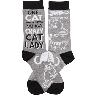 Primitives by Kathy Socks, Grey, Fun Socks