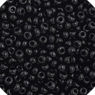 John Bead Craft Bead, Small, Opaque Black