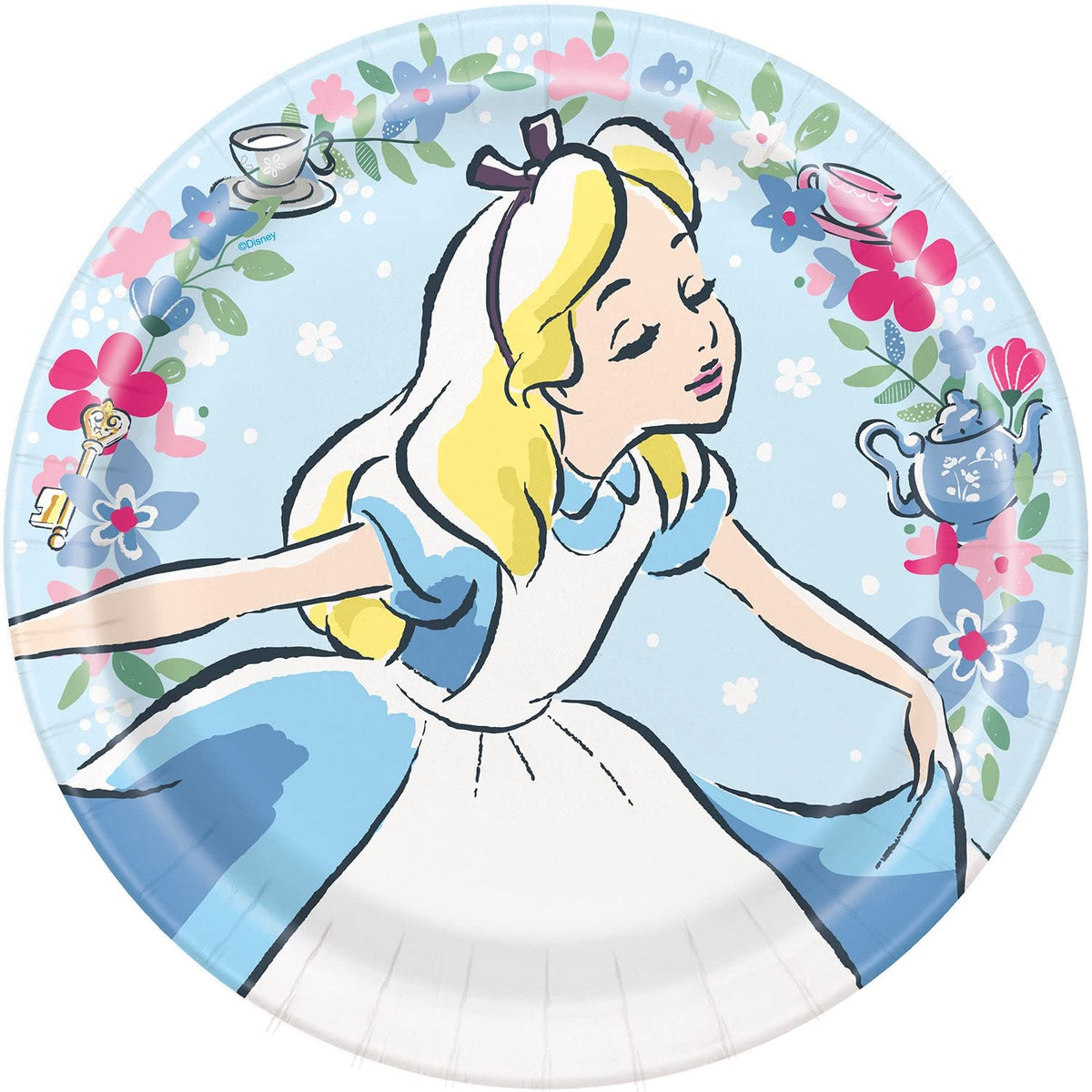 Unique Dishware Plate, 9", Multicolor