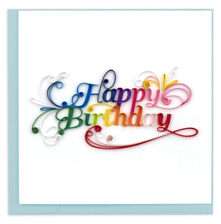 Quilling Card Greeting Card, 6x6 Inches, Multi