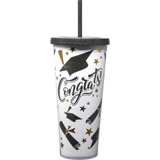 Spoontiques Drinking Cup, 20 oz, Congrats