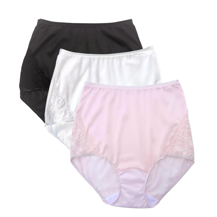 Shadowline Underpants, 8, Black/White/Blush