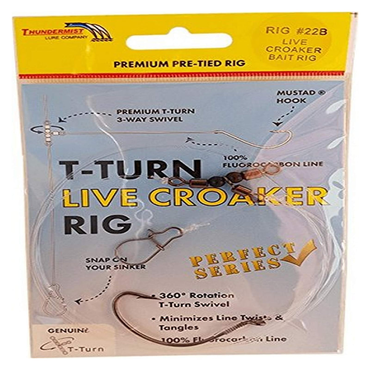 Thundermist Lure Company Fishing Hook, Fluorocarbon