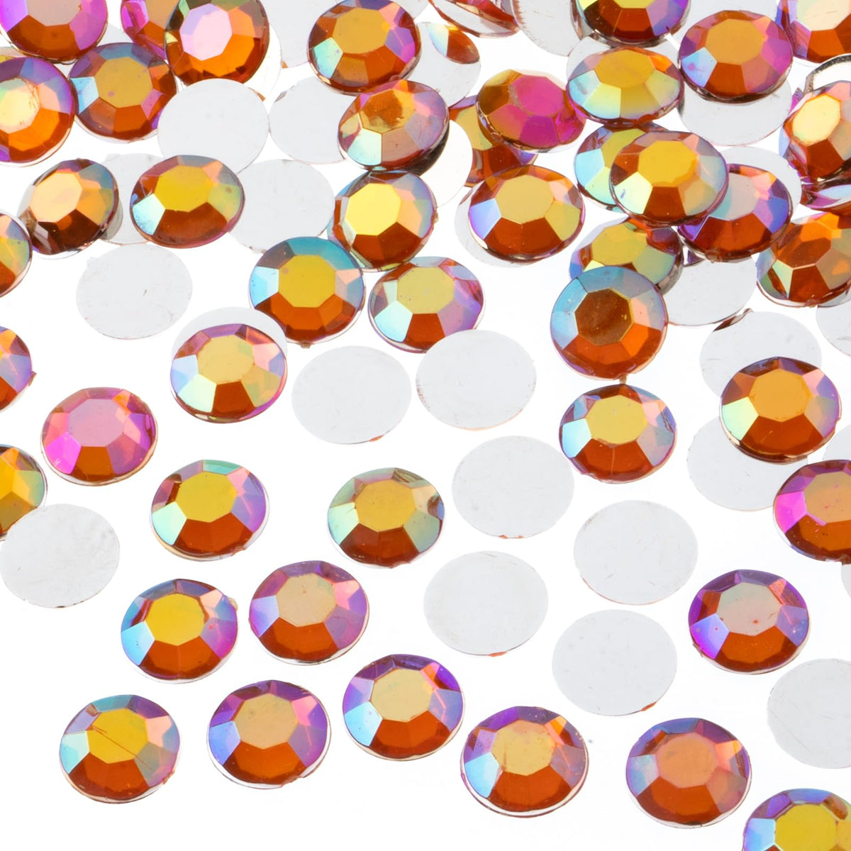 John Bead Craft Bead, 10mm (SS45), Orange AB