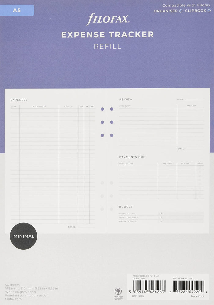 Filofax Planner, A5, White