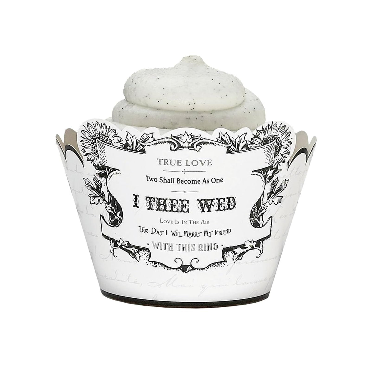 Lillian Rose Baking Cup, One Size, White