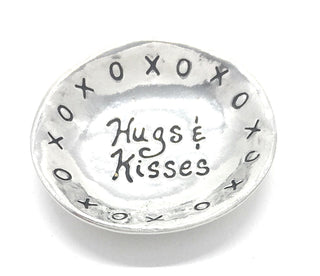 Basic Spirit Hugs & Kisses Pewter Trinket Dish