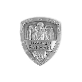 Quanta Angelstar 15512 Archangel Pocket Shield Token, 1-1/4 by 1-Inch, Raphael