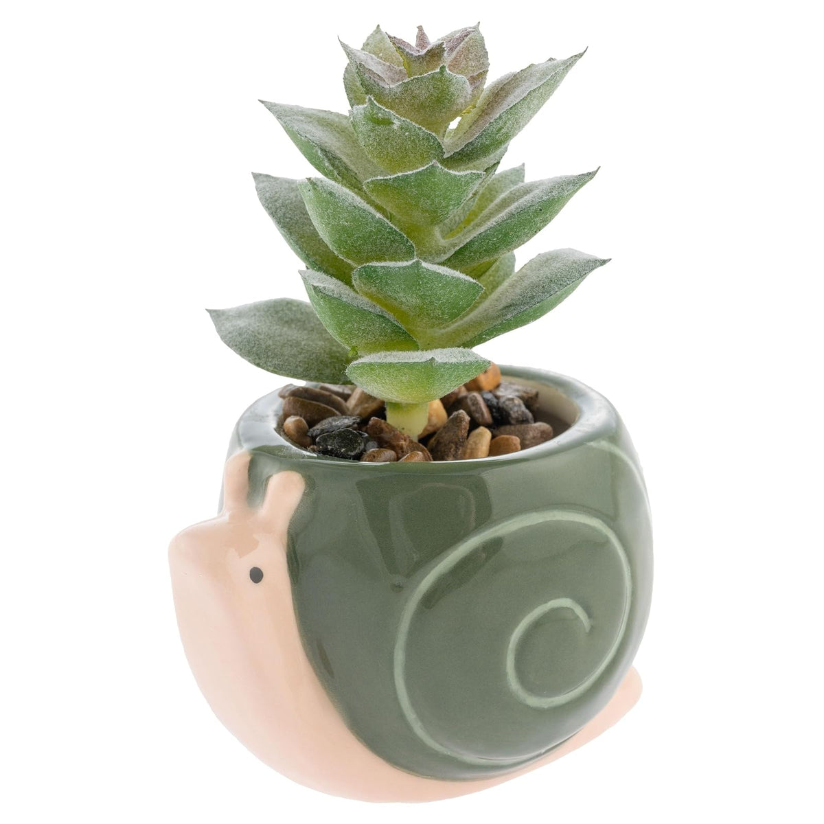 Karma Artificial Plant, Approx. 2” L x 3” H x 2.5” W, Snail