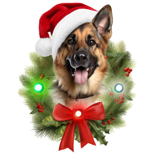 Spoontiques Wreath, One Size, German Shepherd