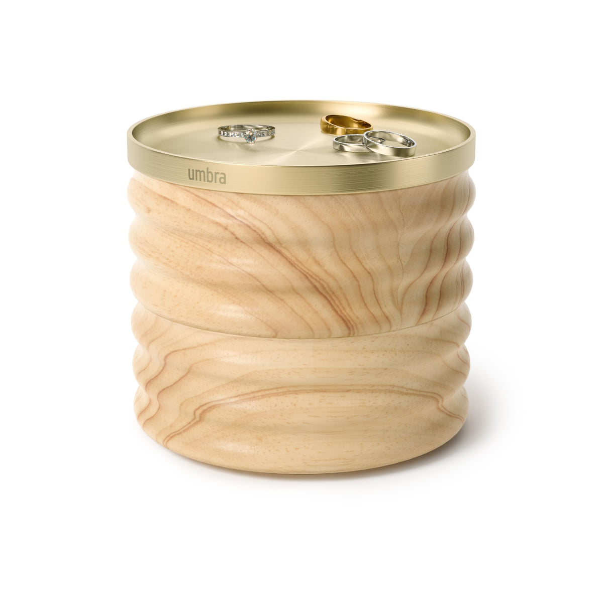 Umbra Jewelry Storage, Natural/Brass, Box