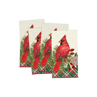 Unique Disposable Napkin, 7.75 inches x 4.25 inches, Red