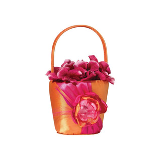 Lillian Rose Basket, 7.75", Pink