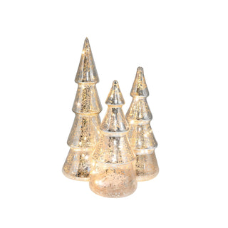 Lumabase Artificial Tree, Silver, Traditional