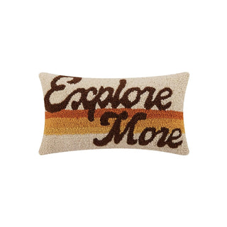 Peking Handicraft Pillow, 9 x 16 inches, Multicoloured