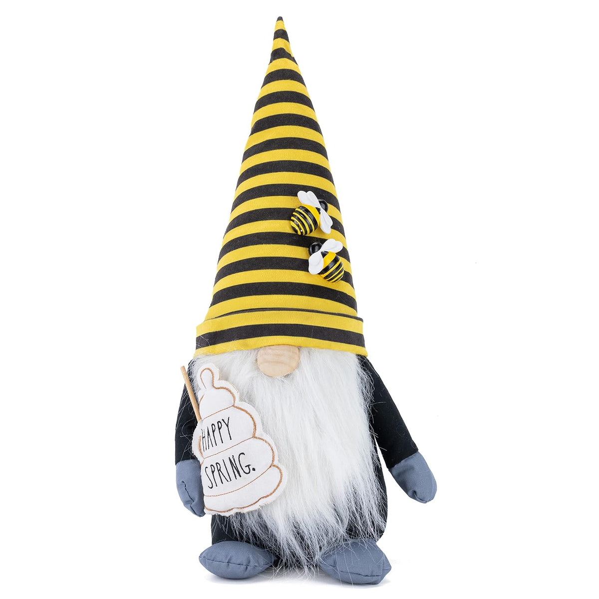 Rae Dunn Figurine, 7" x 5.25" x 19", "Bee Gnome"
