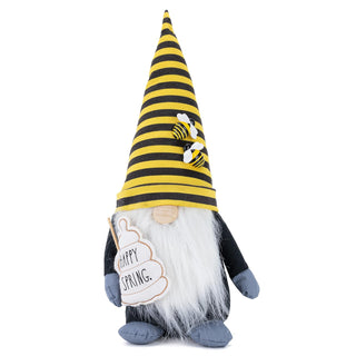 Rae Dunn Figurine, 7" x 5.25" x 19", "Bee Gnome"