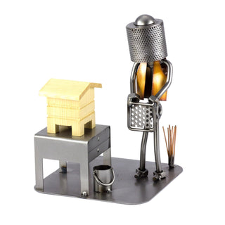 Steelman24 Sculpture, 7,09 x 5,51 x 5,51, Metal