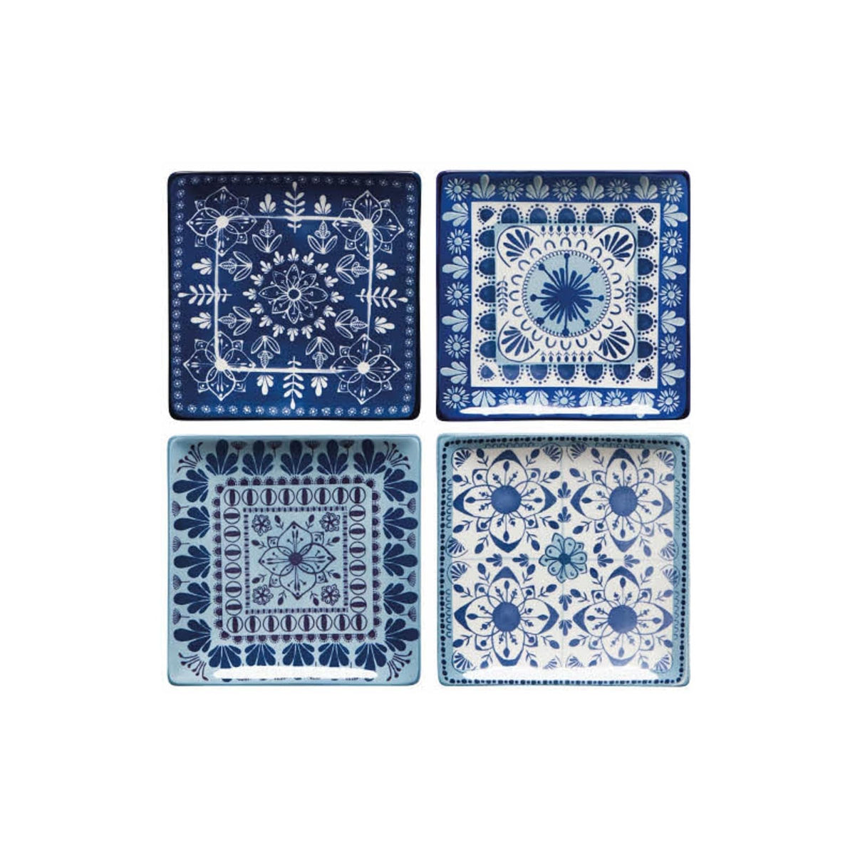 Now Designs Dishware Plate, Approximately 6 x 0.5 x 6", Blue