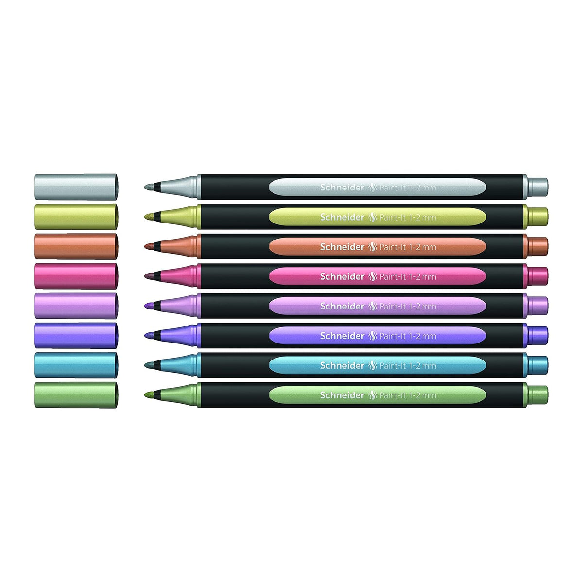 Schneider Marking Pen, 8 Count (Pack of 1), Multicolor