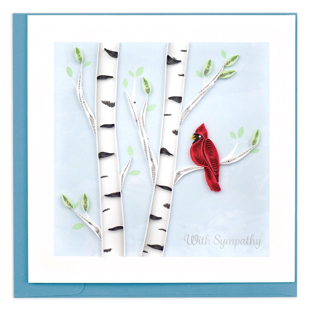 Quilling Card Greeting Card, 6x6 Inch, Multi