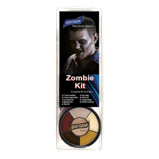 Graftobian Body Paint, Brown and various zombie fx shades