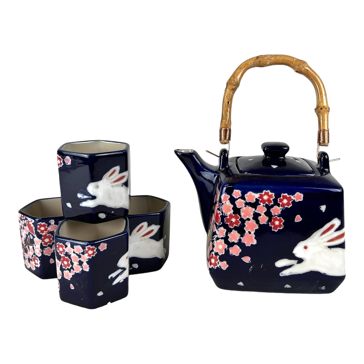 Urban Tokyo Teapot, 20 fl oz, Navy Blue