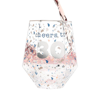Pavilion Gift Company Drinking Cup, 16 Ounces, Silver and blue