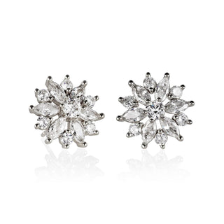ZAVANA Earring, 14 millimeters, Silver/Design 1