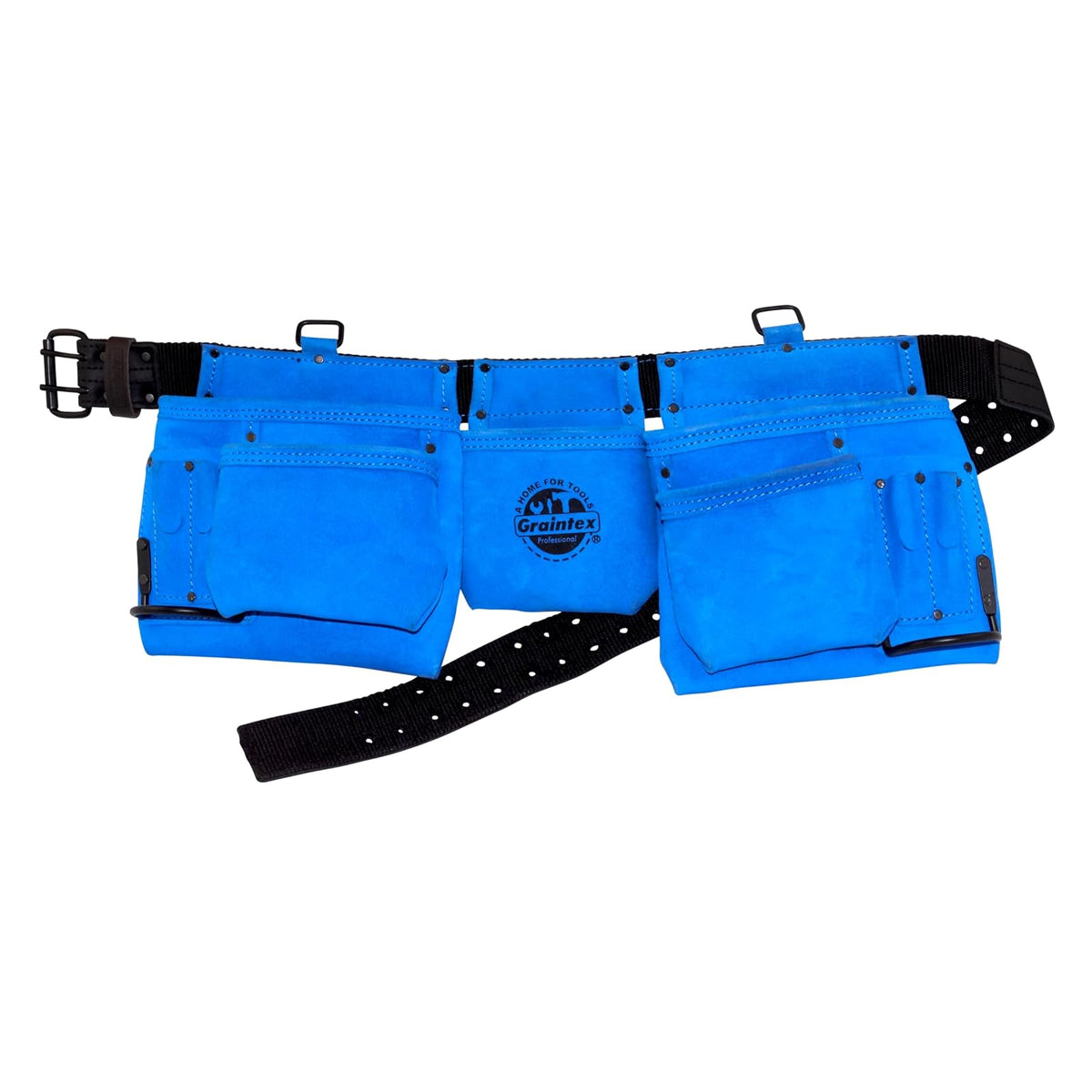 Graintex Tool Belt, Fits waist size 28" to 50", Royal Blue