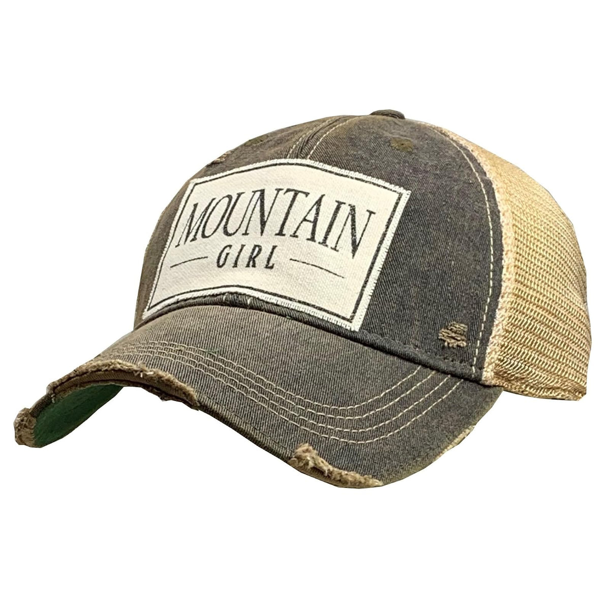 VINTAGE LIFE Hat, Mountain Girl Black, Snapback