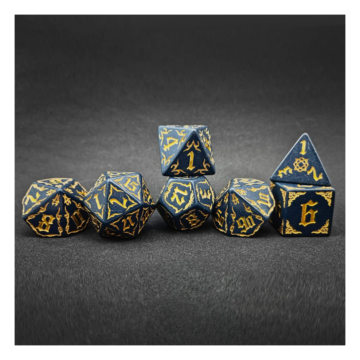 BESCON DICE Game Dice, 25mm, Blue Rock
