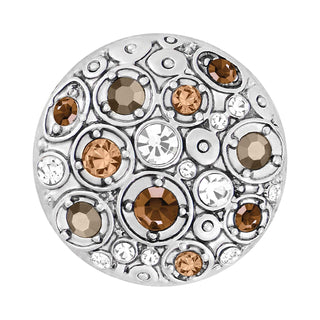 Ginger Snaps Charm, 20mm, silver