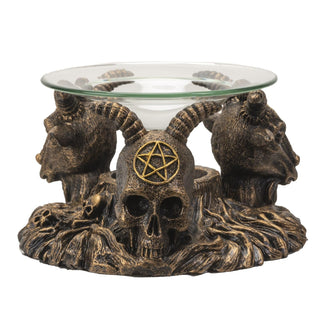 Pacific Trading Giftware Baphomet Oil Burner, Cold Cast Resin, 3.13-inch Height, Pack of 12