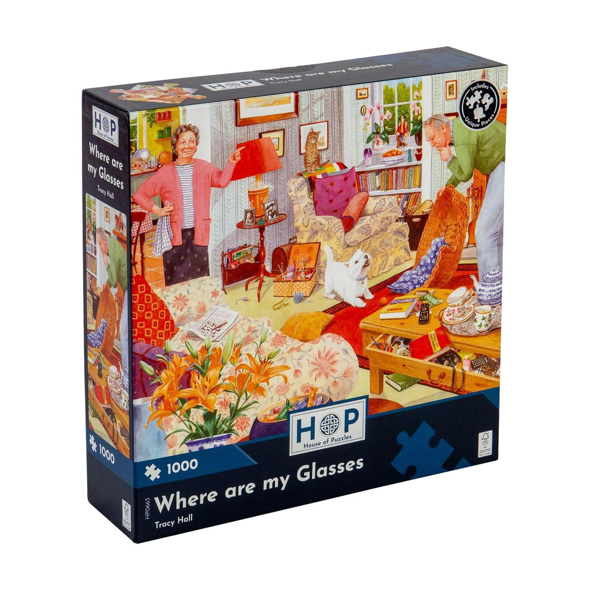 The House of Puzzles Puzzles, 48 x 69 cm, Multicolor