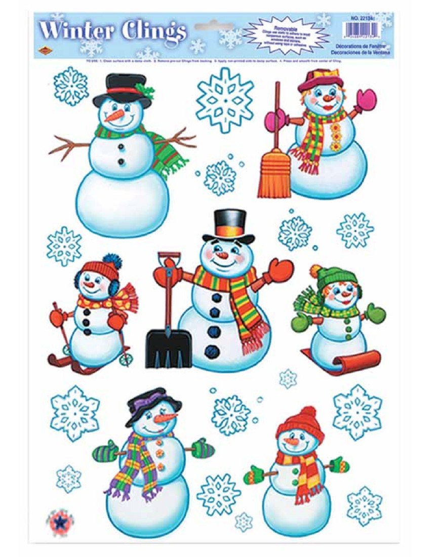 Beistle Sticker Decal, 12" x 17", Multicolor