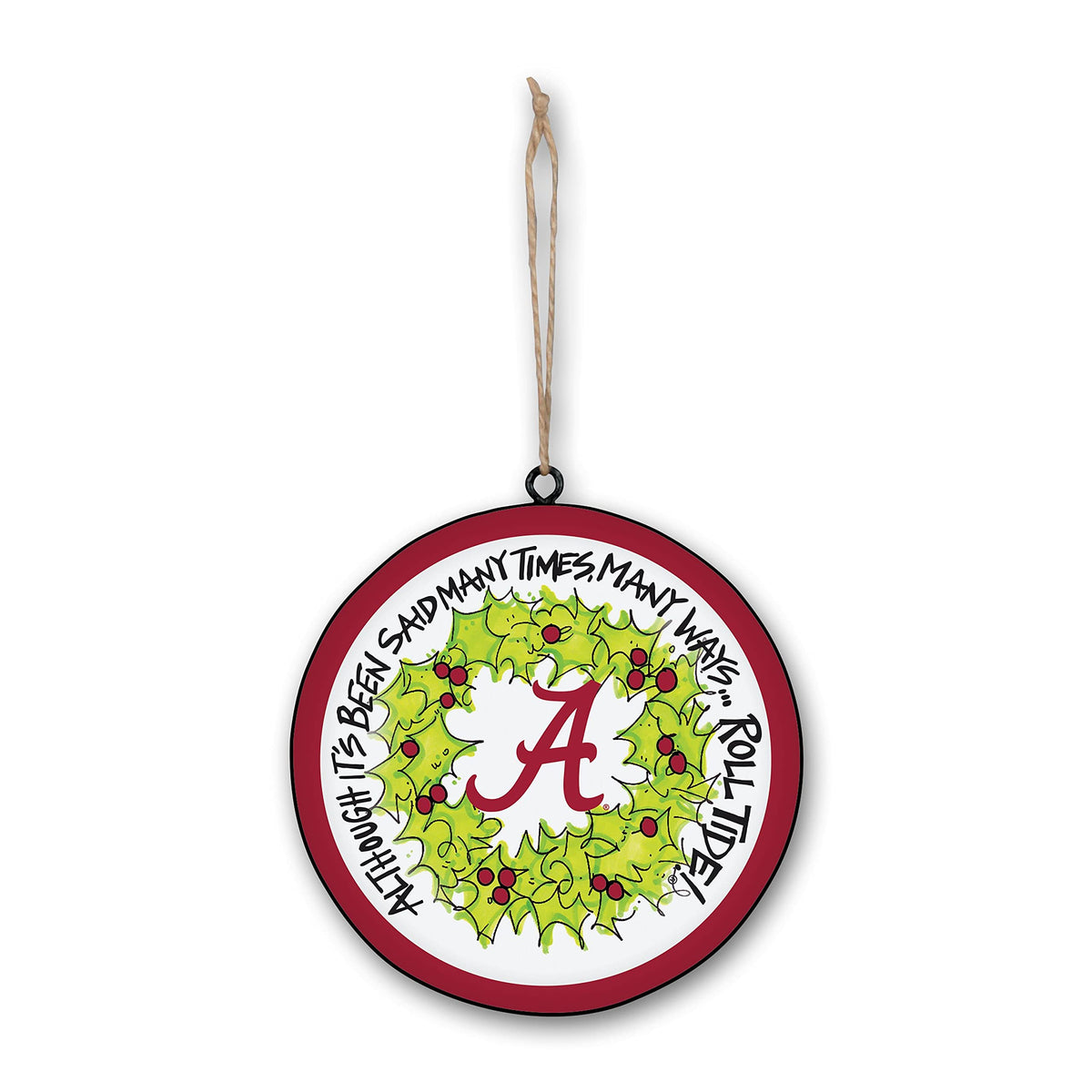 Magnolia Lane Hanging Ornament, Silver Or Gold, Business