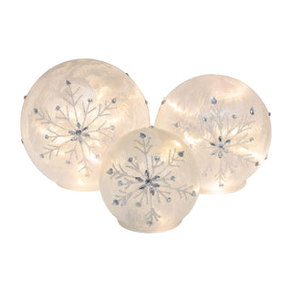 Lumabase Lighted Outdoor Display, Silver
