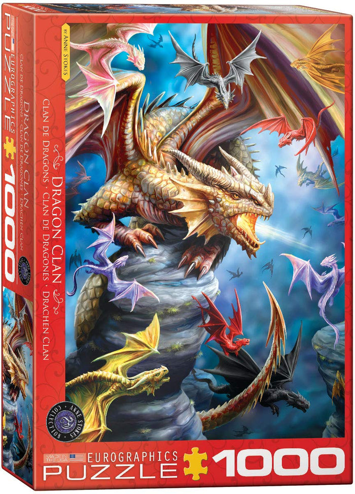 EuroGraphics Dragon Clan by Anne Stokes 1000-Piece Puzzle